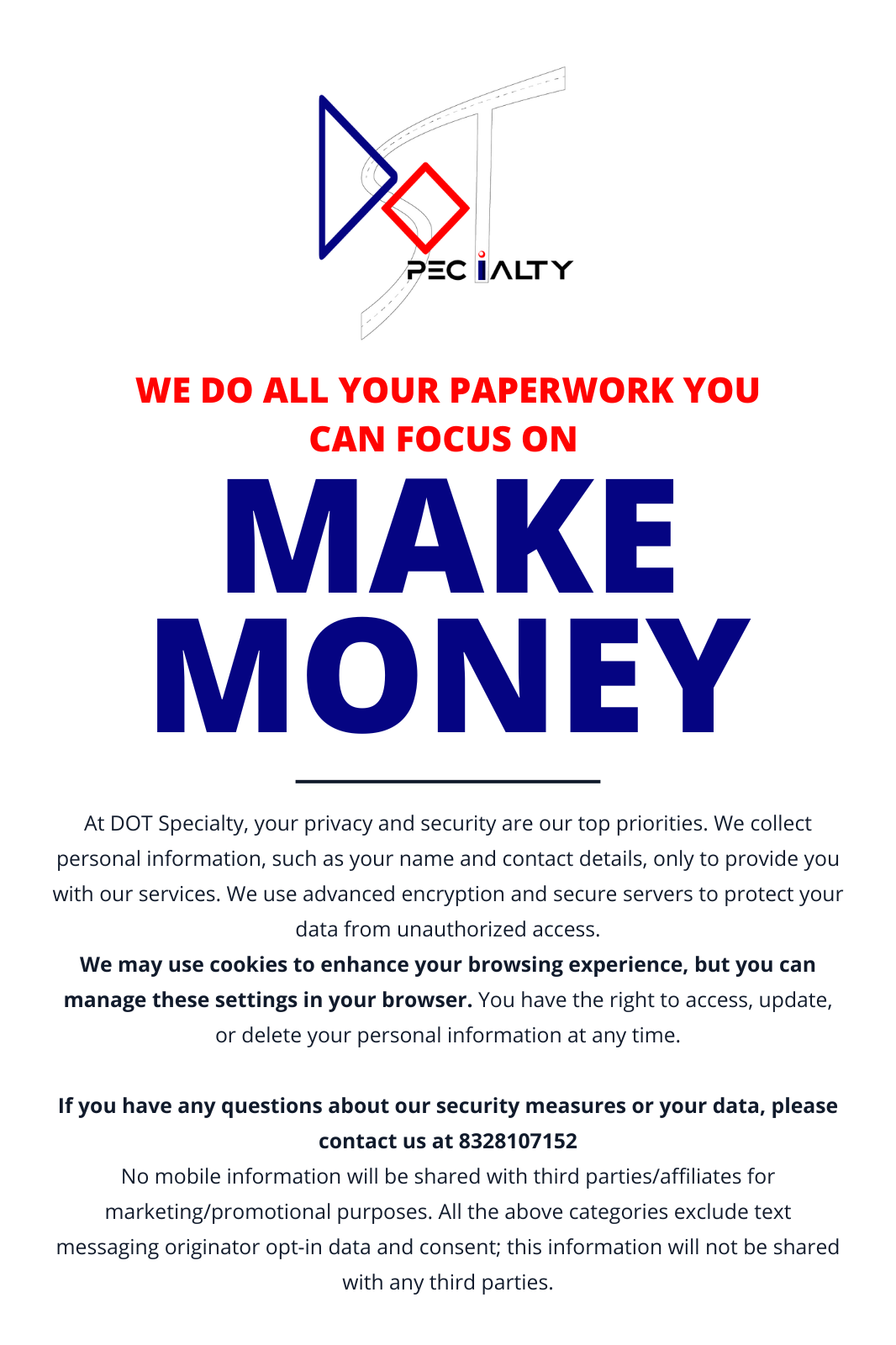 CONTACT US – DOT Specialty